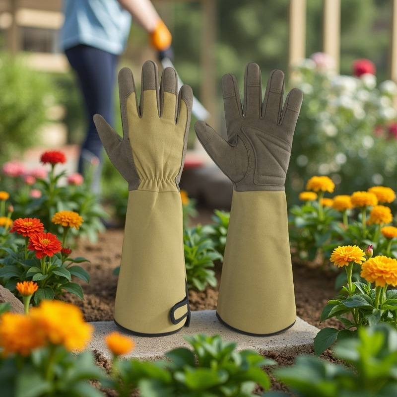 Garden Gloves Thorn Proof - قفازات حدائق طويلة مقاومة للشوك، قفازات