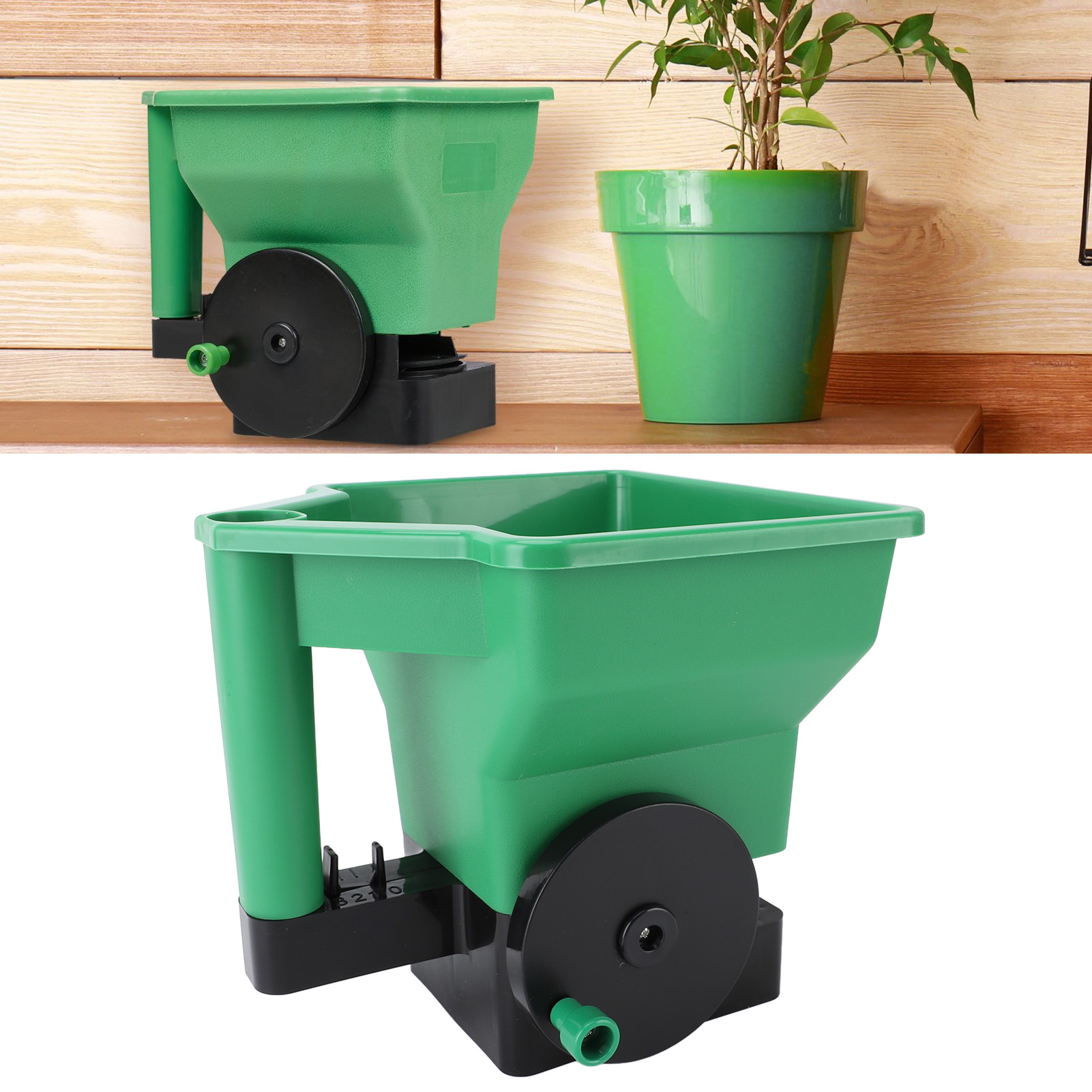 Grass Seed Spreader - مفرشة العشب اليدوية 3L دليل صغير