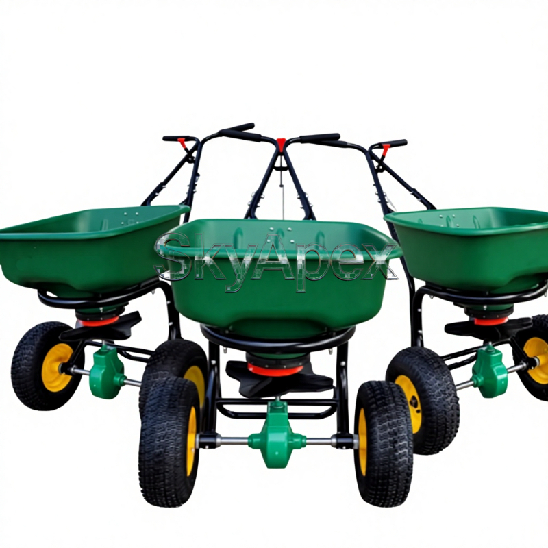 Grass Seed Spreader - آلة نثر دوارة يدوية الدفع، ناثرة