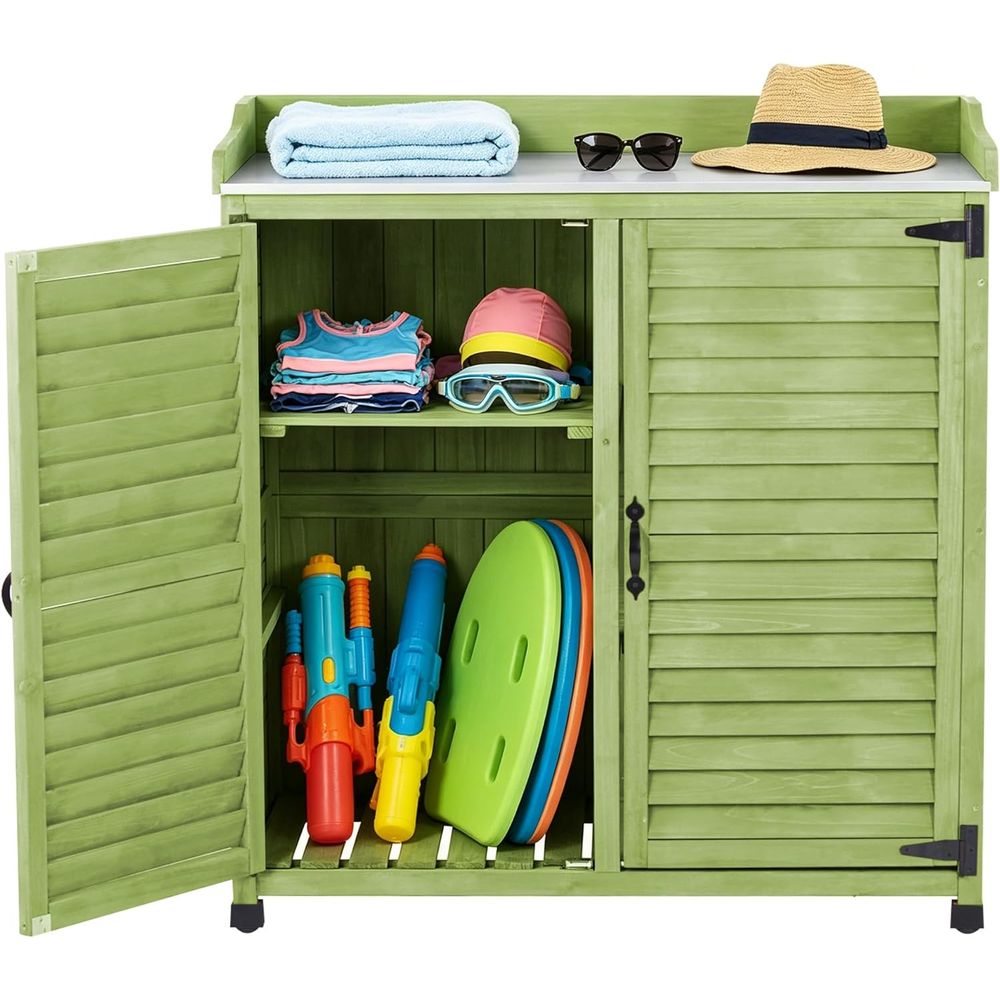 Gardening Tools Toolstation - طاولة أدوات الحدائق الخارجية مع سطح