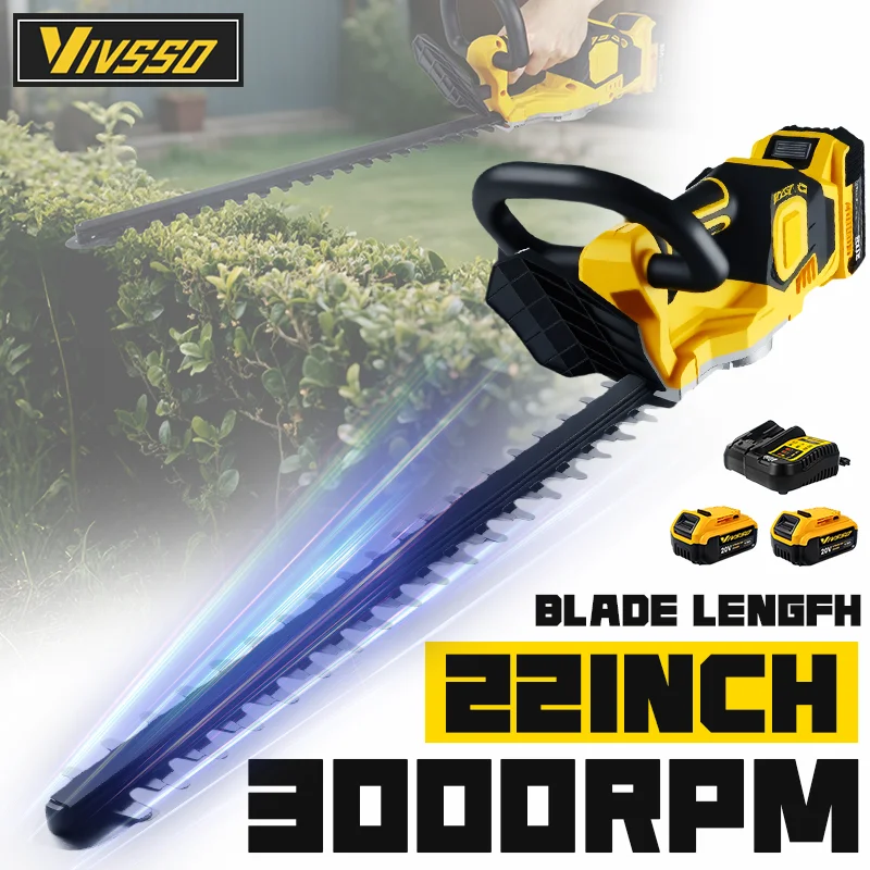 Gardening Tools Electric - VIVSSO اللاسلكي أداة تشذيب التحوط الكهربائية