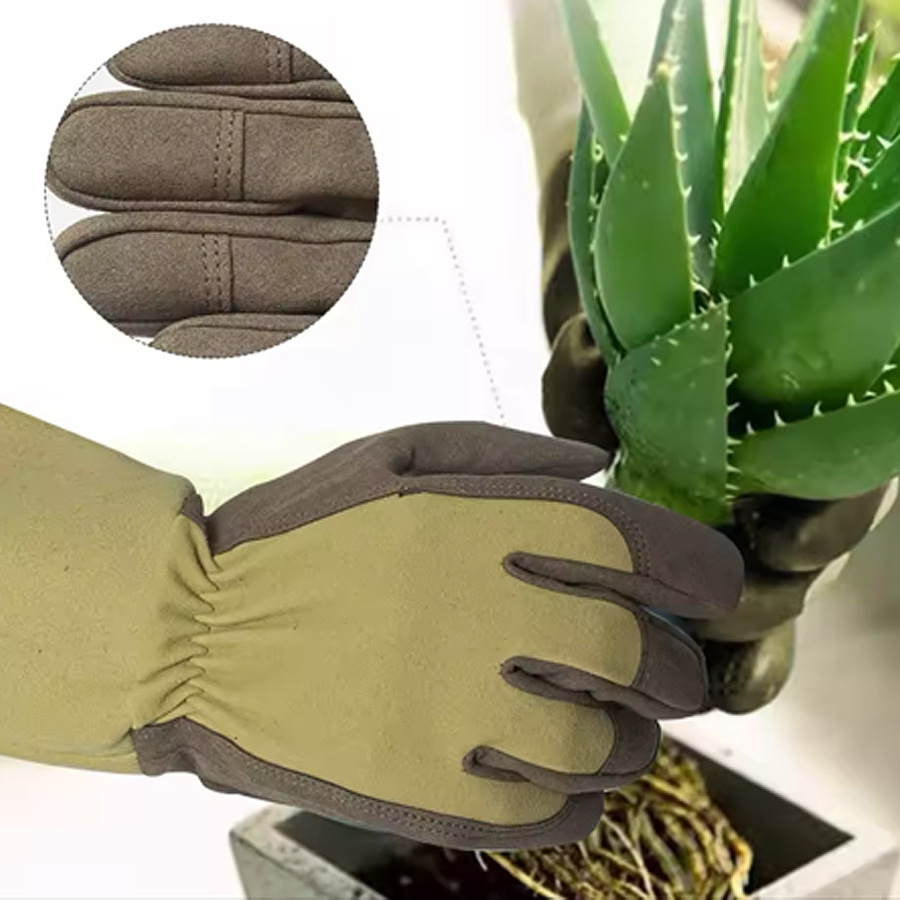 قفازات حدائق طويلة مقاومة للشو - مراجعة Garden Gloves Thorn Proof وسعره