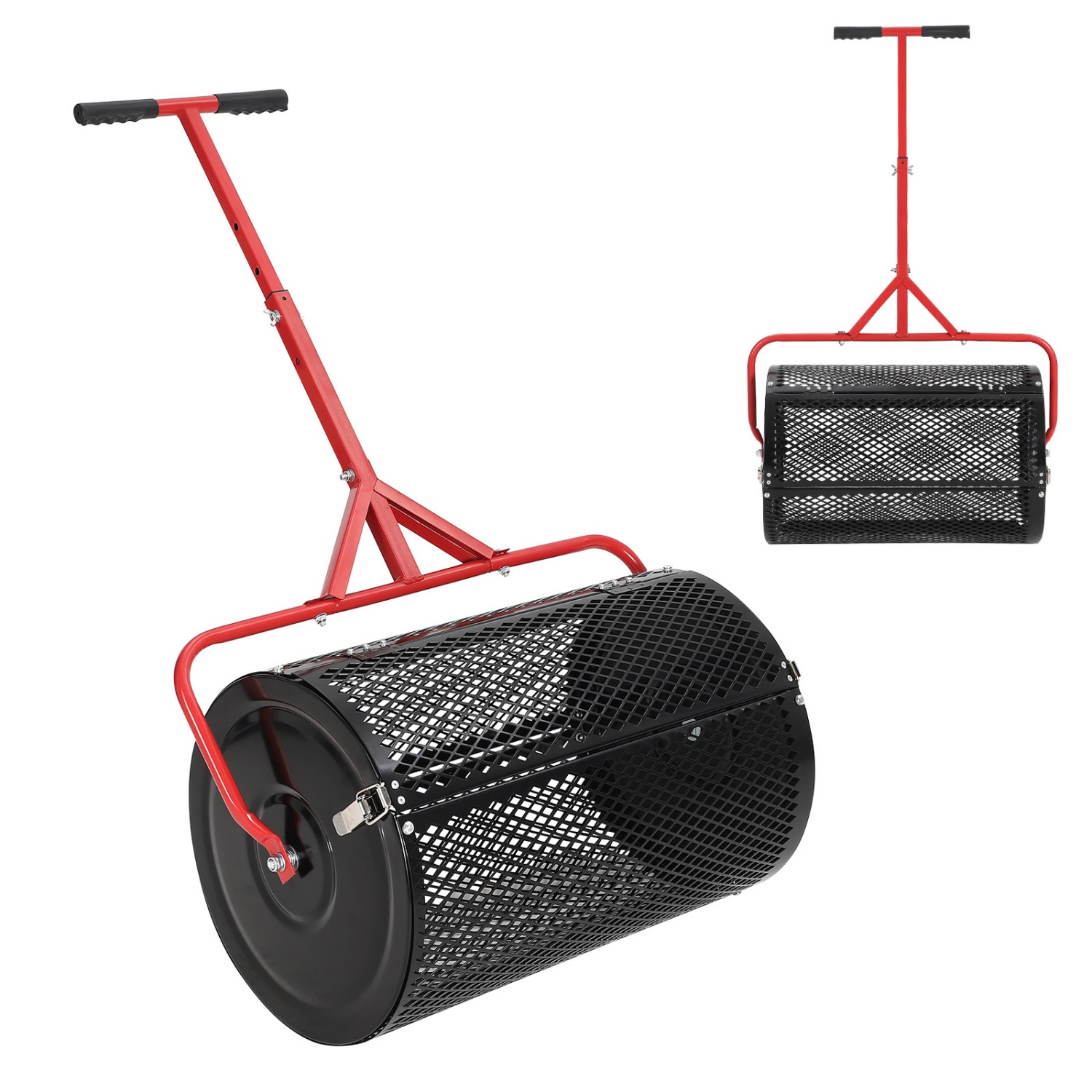 موزع سماد، موزع طحالب الخث بعر - مراجعة Grass Seed Spreader وسعره