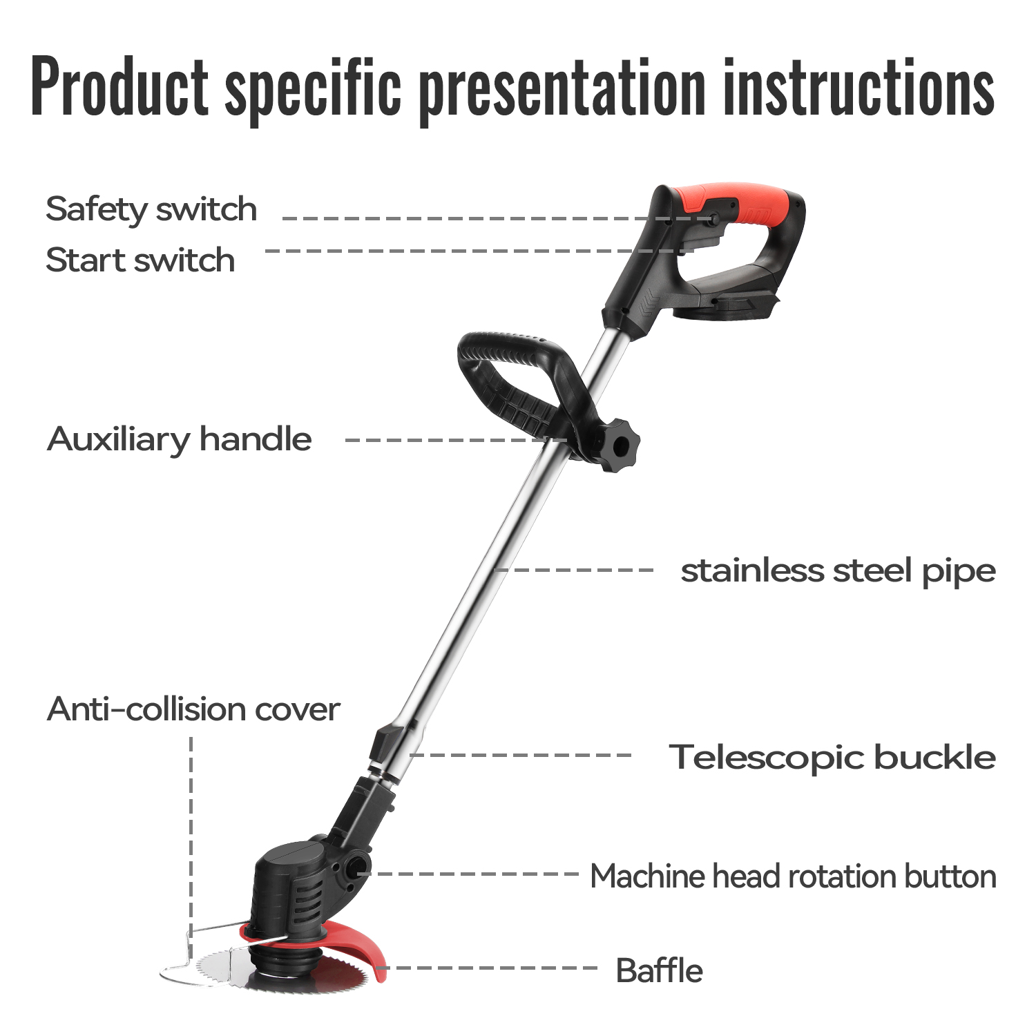 جزازة عشب كهربائية محمولة تعمل - مراجعة Gardening Tools Electric وسعره