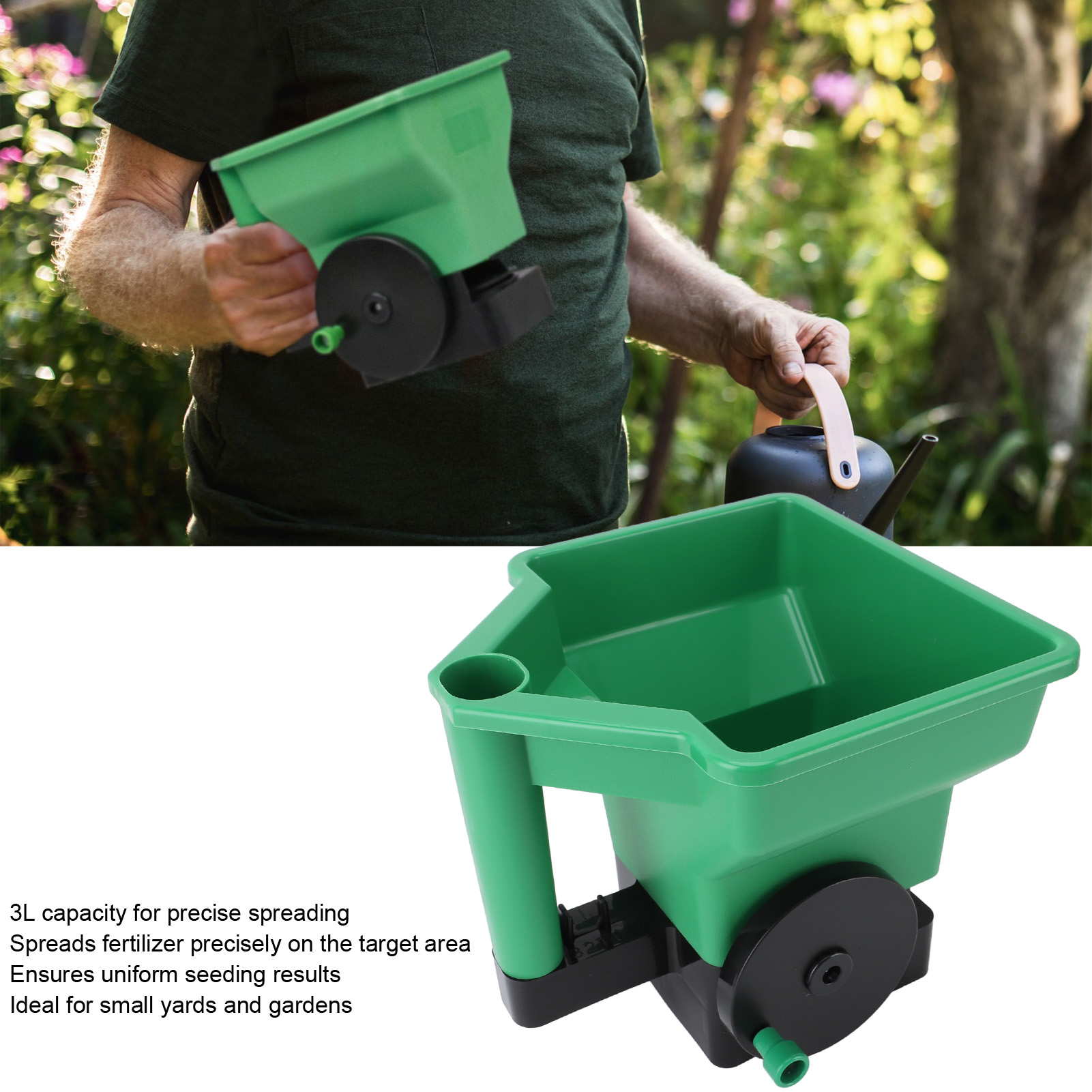 مفرشة العشب اليدوية 3L دليل صغ - مراجعة Grass Seed Spreader وسعره