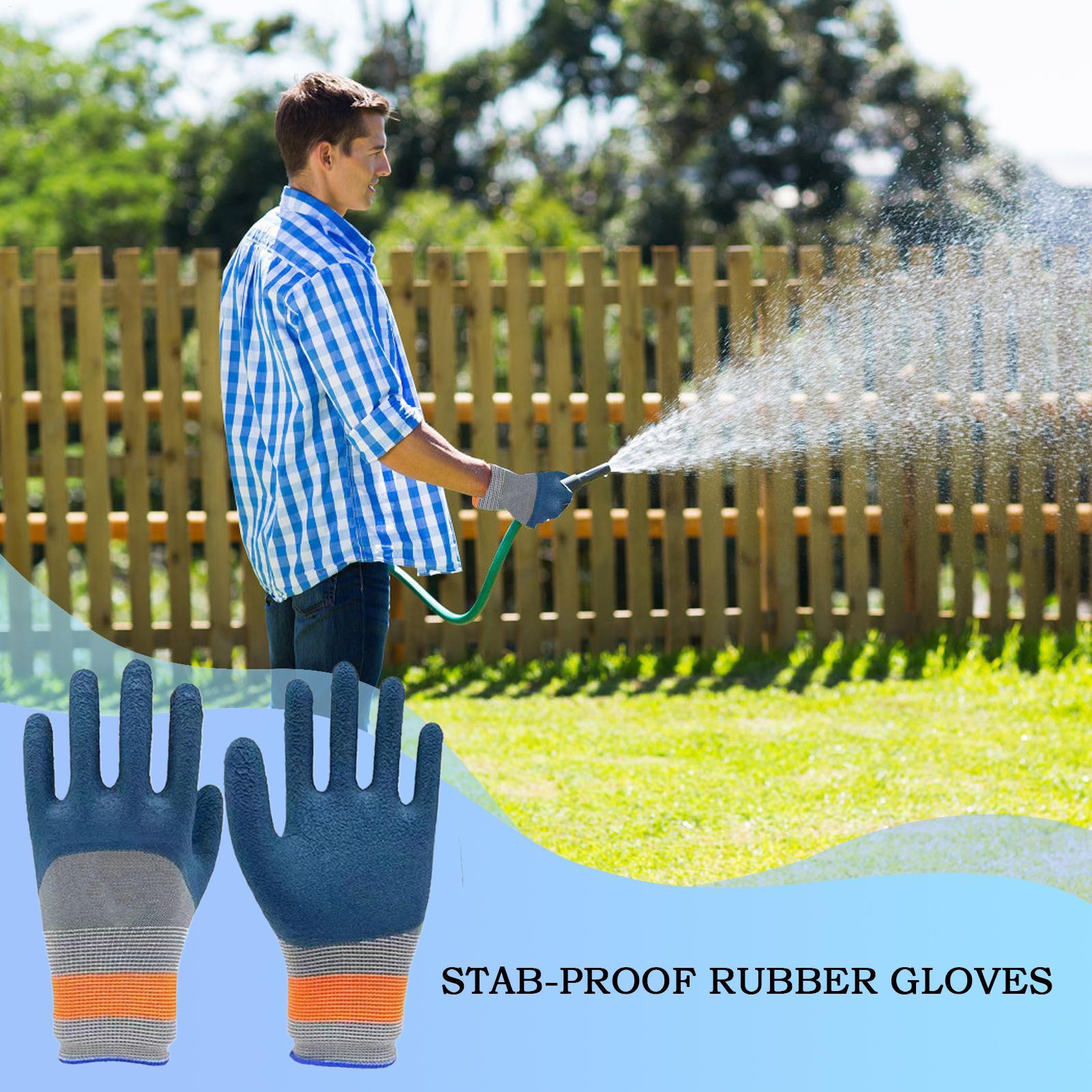 زوج واحد من قفازات الحدائق الم - مراجعة Garden Gloves Thorn Proof وسعره