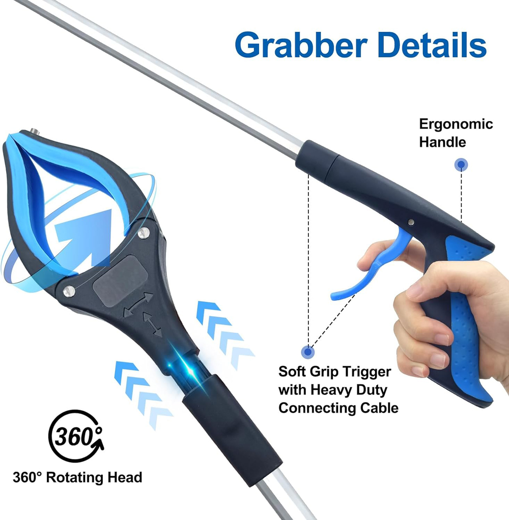 ملقط قابل للطي لالتقاط القمامة - مراجعة Gardening Tools For Elderly وسعره