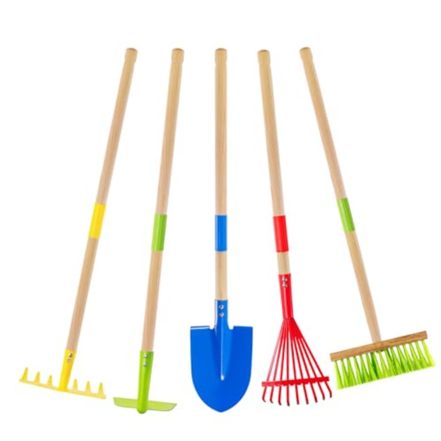 مجموعة أدوات الحدائق: مجرفة آم - مراجعة Gardening Tools Toddler وسعره