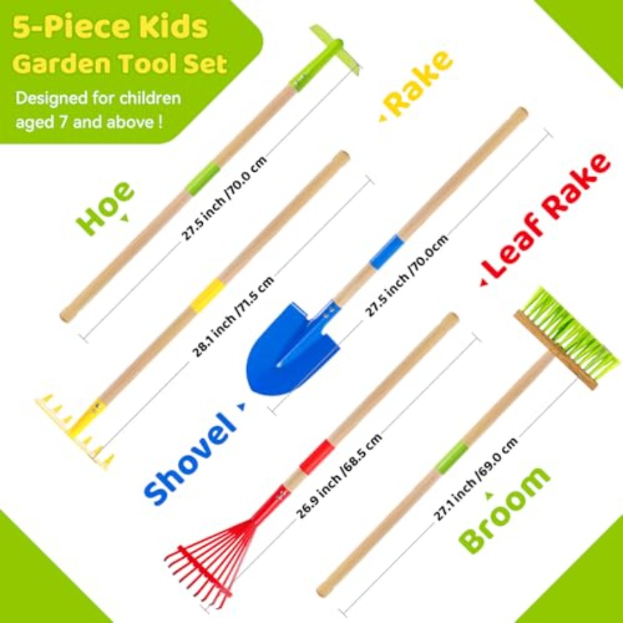 مجموعة أدوات الحدائق: مجرفة آم - مراجعة Gardening Tools Toddler وسعره