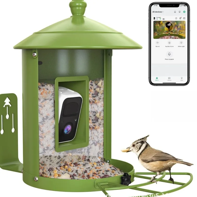 وحدة تغذية الطيور الذكية AI مع - مراجعة Gardening Tools With Definition وسعره