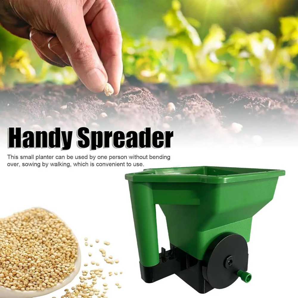 ناثر يدوي للحدائق سعة 3 لتر، ن - مراجعة Grass Seed Spreader وسعره