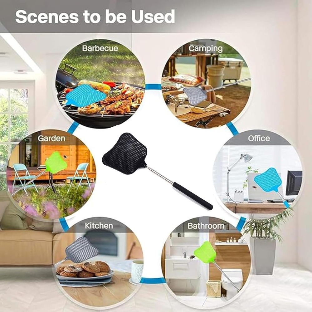 مضرب ذباب تلسكوبي احترافي قابل - مراجعة Gardening Tools For Home وسعره