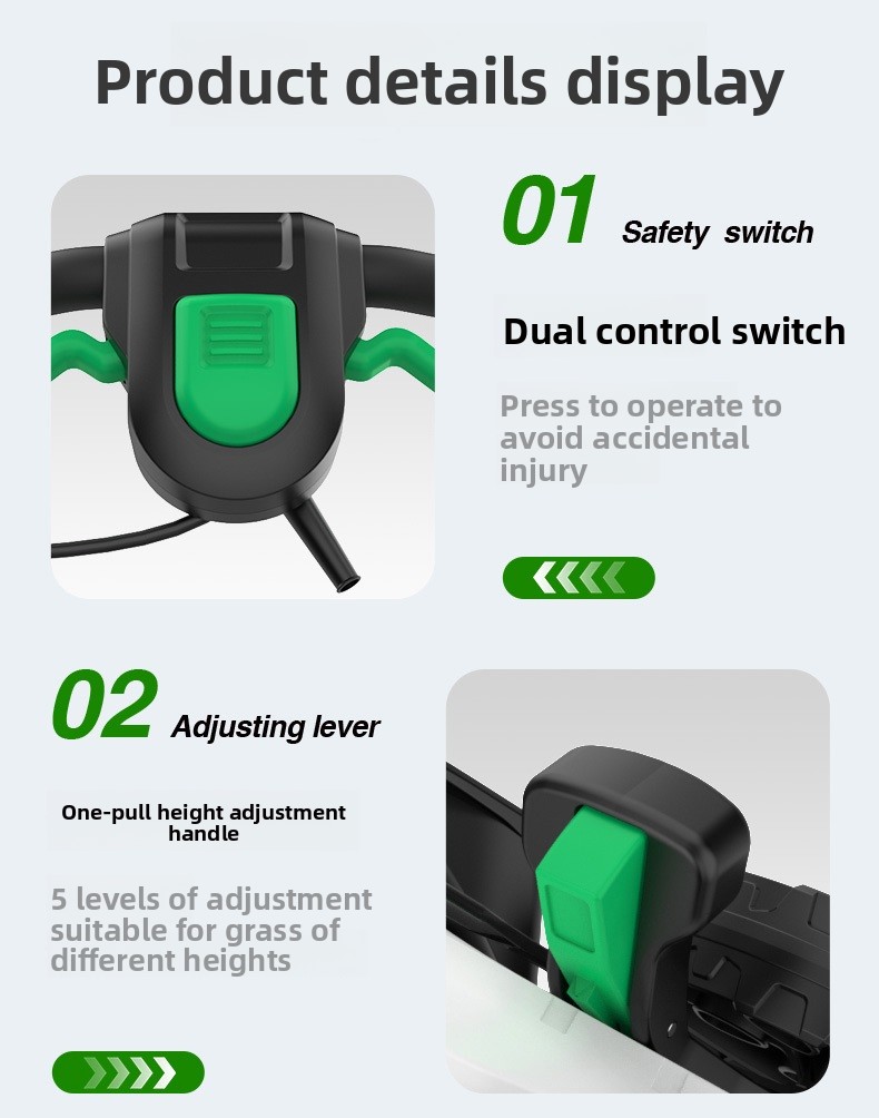 جزازات عشب كهربائية لاسلكية مع - مراجعة Gardening Tools Electric وسعره