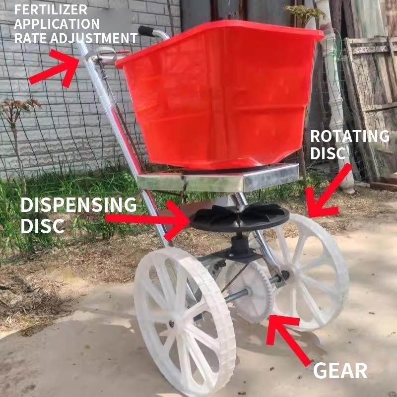 آلة متعددة الوظائف مدمجة لزراع - مراجعة Grass Seed Spreader وسعره