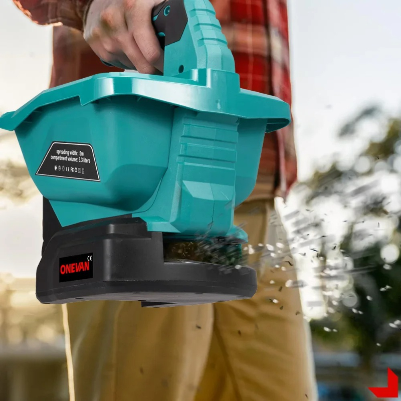 6 التروس التلقائي الأسمدة مفرش - مراجعة Grass Seed Spreader وسعره