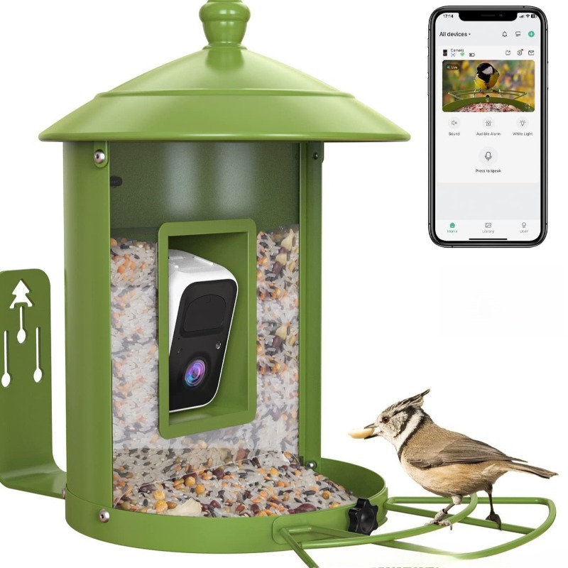 وحدة تغذية الطيور الذكية AI مع - مراجعة Gardening Tools With Definition وسعره