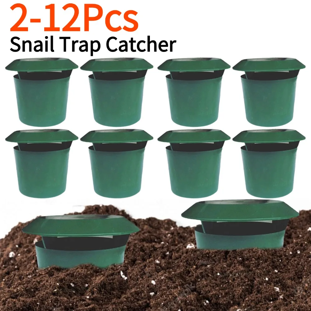 2-12 قطعة مصيدة حلزون صديقة لل - مراجعة Gardening Tools Toolstation وسعره