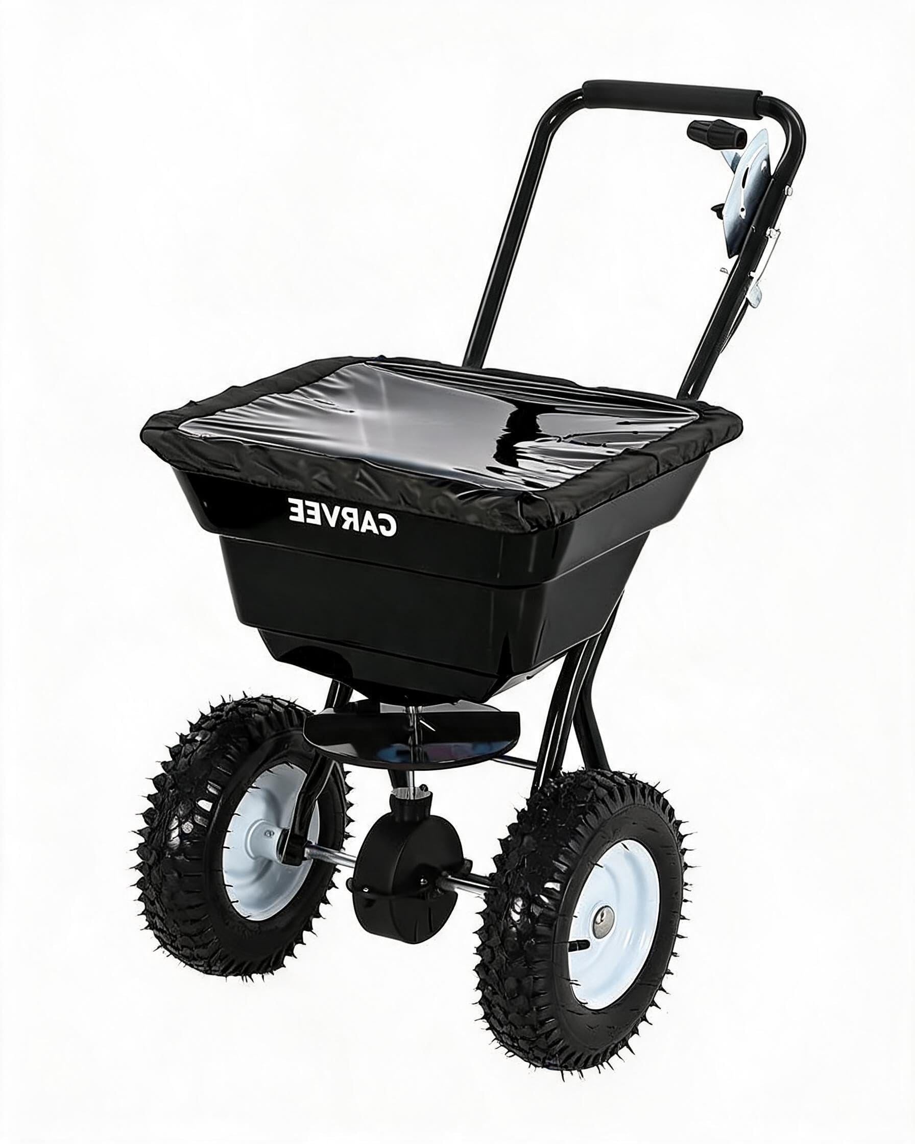 موزع سماد يدوي بقوة دفع 80 رطل - مراجعة Grass Seed Spreader وسعره