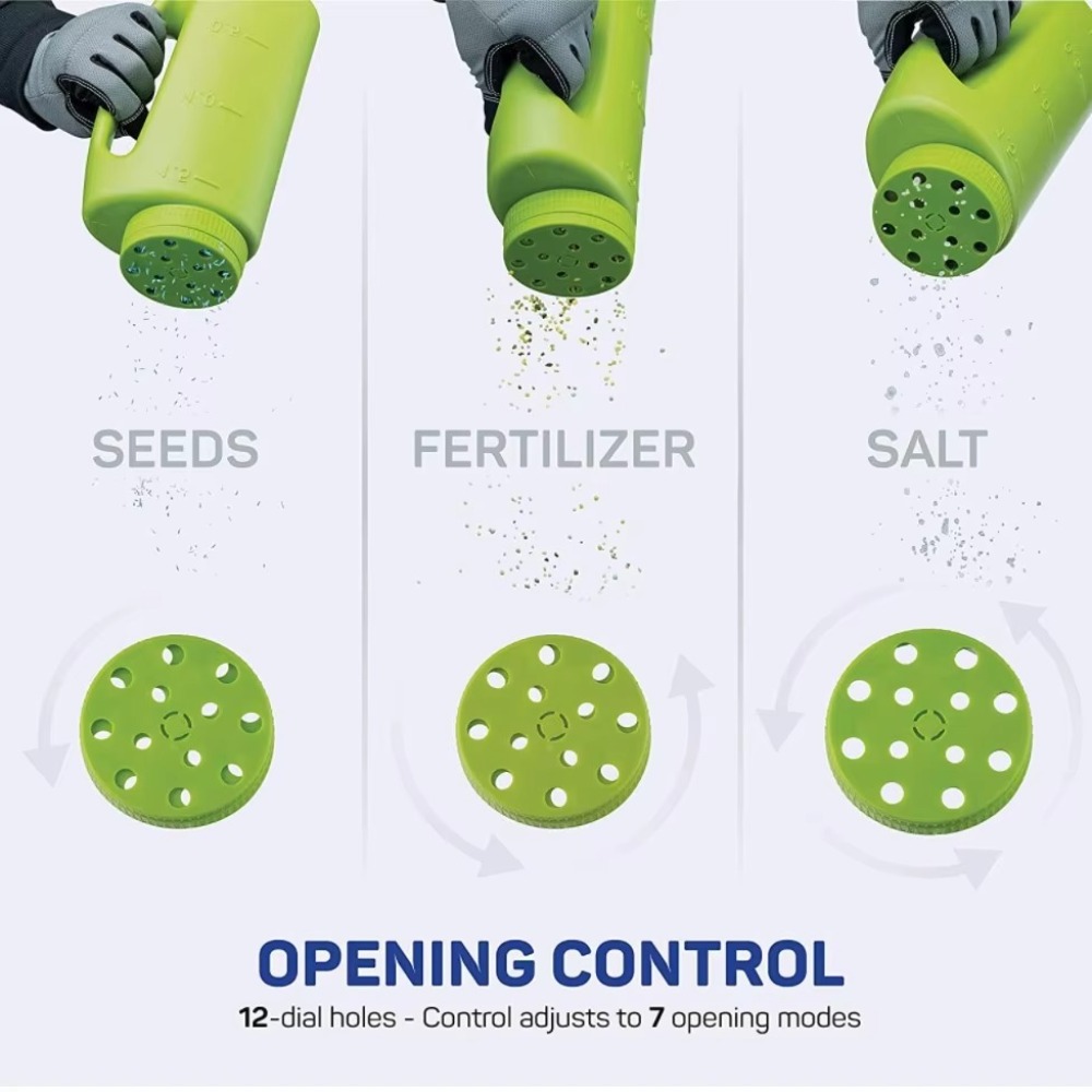 شاكر مفرشة يدوية لملح العشب، م - مراجعة Grass Seed Spreader وسعره