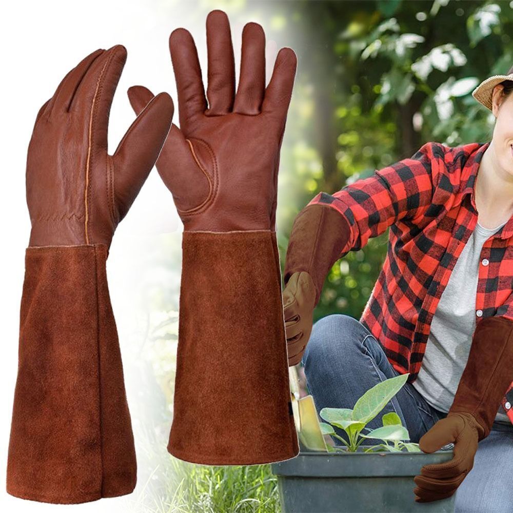 قفازات سلامة عمل البستنة ، أنب - مراجعة Garden Gloves Thorn Proof وسعره
